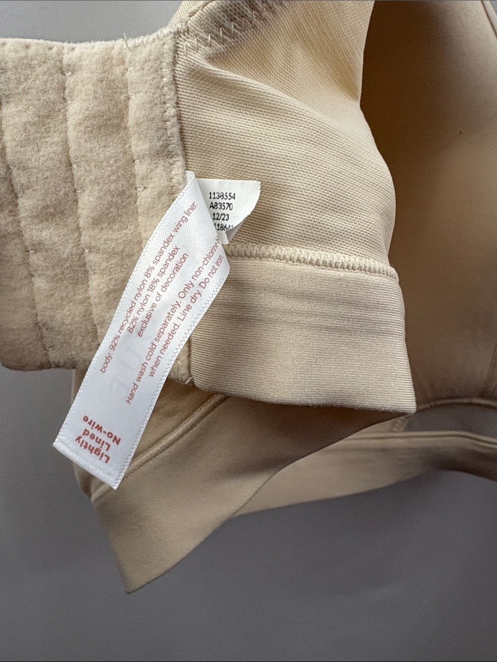 CACIQUE Beige Lightly Lined No Wire Bra Size 44DDD - Picture 10 of 10